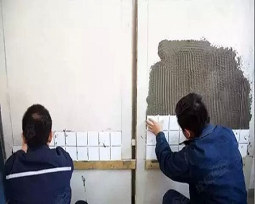 安徽安慶市瓷磚背膠施工案例效果圖